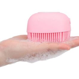 Angoily Brosse De Bain En Silicone Douce - Forme Mignonne De Baleine Pour Exfolier Et Laver Le Corps & Cheveux - Rose
