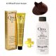 Coloration Cheveux Sans Ammoniaque -  6.5 Blond Foncé Acajou+ Oxydant 30 Vol