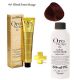 Coloration Cheveux Sans Ammoniaque - 6.6 Blond Foncé Rouge + Oxydant 30 Vol