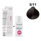 Coloration Permanente Techno Fruit.Color - Châtain Clair Cendres Intenses 5/11 100ml + Créme Oxydante