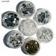 Stickers Nail Accessory Pour Ongles - LOT DE 7 Nail Art Strass N 07