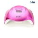 Sèche Ongles Professionnel Lampe UV LED 54W - Rose