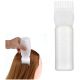 Bouteille avec Peigne en Plastique pour Teinture des Cheveux - Blanc