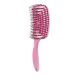 Brosse Démêlante Plastique pour Cheveux Bouclés- Labyrinthe- Rose