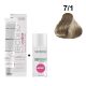 Coloration Permanente Techno Fruit.Color - Blond Cendré 7/1 100ml + Créme Oxydante