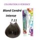 Coloration cheveux multivitaminée - 7.11 Blond cendréintense- 100ml