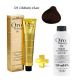 Coloration Cheveux Sans Ammoniaque -  Châtain Clair 5.0 + Oxydant 20 Vol