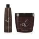 Pack Soin Réparation Intense - Shampoing 300ml + Masque 500ml pour Cheveux Secs avec l’Huile d’Argan