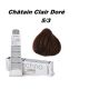 Coloration permanente Techno - 5/3- Châtain Clair Doré - 100ml