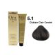 Coloration Cheveux Sans Ammoniaque - Châtain Clair Cendré 5.1 - 100 ml