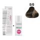 Coloration Permanente Techno Fruit.Color - Châtain Clair 5/0 100ml + Créme Oxydante
