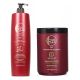 Shampooing aprés Keratine Sans sulfate + Masque  sans sulfates - 1L + 1kg