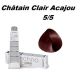 Coloration permanente Techno - 5/5 châtain clair Acajou - 100ml