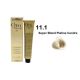 Coloration Cheveux Sans Ammoniaque - Super Blond Platine Cendré 11.1 - 100 ml