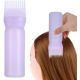 Bouteille avec Peigne en Plastique pour Teinture des Cheveux - Violet