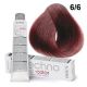 Coloration Permanente Techno - Blond Foncé Rouge 6/6  - 100ml