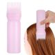 Bouteille avec Peigne en Plastique pour Teinture des Cheveux - Rose Bébé