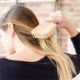 Brosse cheveux Bois Antistatique - Démêlage Facile