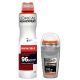 Pack Men Expert - Déodorant 250ml + Roll On 50ml - Invincible 96H - Sans Alcool