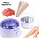 Pack Épilation Professionnel 3en1 - Chauffe Cire Blanc + Cire en Galets Rose + Spatules