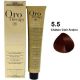 Coloration Cheveux Sans Ammoniaque - Châtain Clair Acajou 5.5 - 100 ml