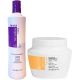Shampoing Anti-Jaunissement 350ml + Masque Restructurant 500ml - Cheveux Blonds