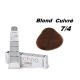 Coloration Permanente Techno - 7/4 Blond Cuivré - 100ml