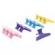 Lot de 12 Pinces à Cheveux en Plastique Papillon - Multi Couleurs