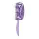 Brosse Démêlante Plastique pour Cheveux Bouclés Labyrinthe - Violet
