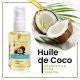 Huile Capillaire Soins Eclat - Huile de Coco Protection et Eclat