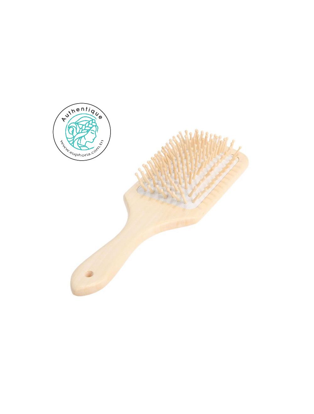 Brosse Cheveux Pneumatique Bois Coiffage Facile Euphoria Tn