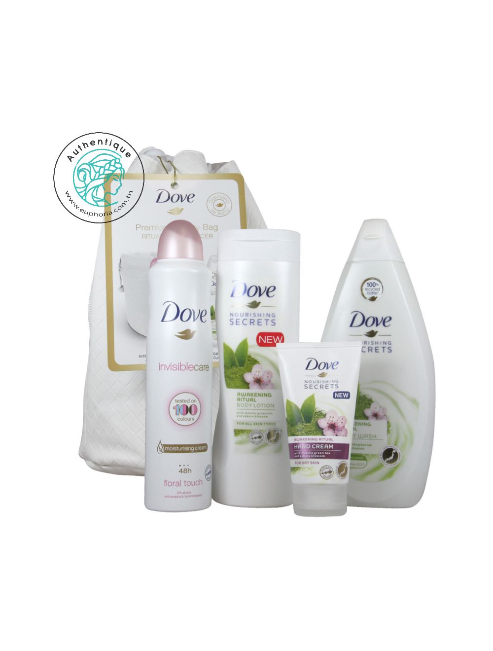 Dove Trousse Ritual De Amanecer Gel Douche Lotion De Corps Deodorant Creme Mains Euphoria Tn