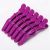 Lot de 6 Pinces à Cheveux Crocodile Professionnel en Plastique - Violet