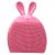 Brosse Nettoyante en Silicone Lapin pour le Visage - Rose Bébé