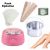Pack Épilation Professionnel 4en1 - Chauffe Cire Rose + Cire Azuléne + Spatules + Papier