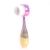 Brosse Visage Nettoyante et Exfoliante 2en1 - Rose et Jaune