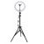 Ring Light LED Lumière 26cm - Rotatif  360° + Tripied Support + Télécommande