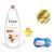 Dove Gel douche Dove Amande 700ml + Brosse et Pierre Ponce pour les Pied Offerte