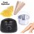 Pack Épilation Professionnel 3en1 - Chauffe Cire Noir + Cire en Grain Miel + Spatules