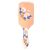 Brosse Cheveux Pneumatique en Bois - Coiffage Facile - Fleurs Bleue
