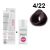 Coloration Permanente Techno Fruit.Color - Châtain Irrisé Foncé 4/22 100ml + Créme Oxydante