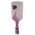 Brosse à Cheveux Plastique Carré avec Robe Rose