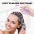 Brosse de Massage du Cuir Chevelu en Silicone pour la Tête - Violet