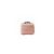 Valise Rayure Polycarbonate ABS - 4 Roues - 360° - Rose Caramel