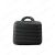Valise Rayure Polycarbonate ABS - 4 Roues - 360° - Noir