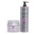 PACK SHAMPOING SILVER PRO CHEVEUX BLONDS ET MÈCHES 500ML + MASK 500ML